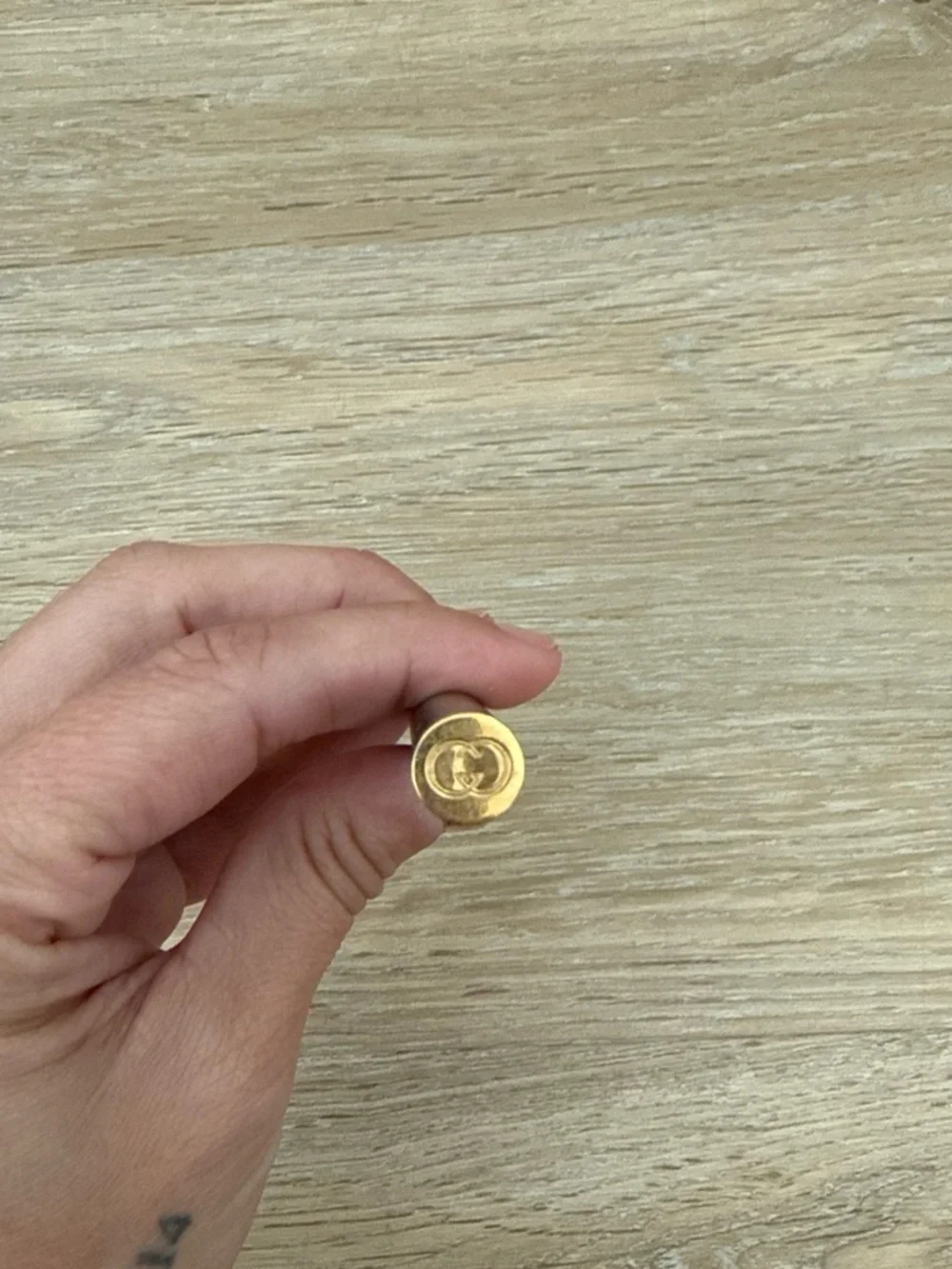 Gucci Green and Gold Ballpoint Pen